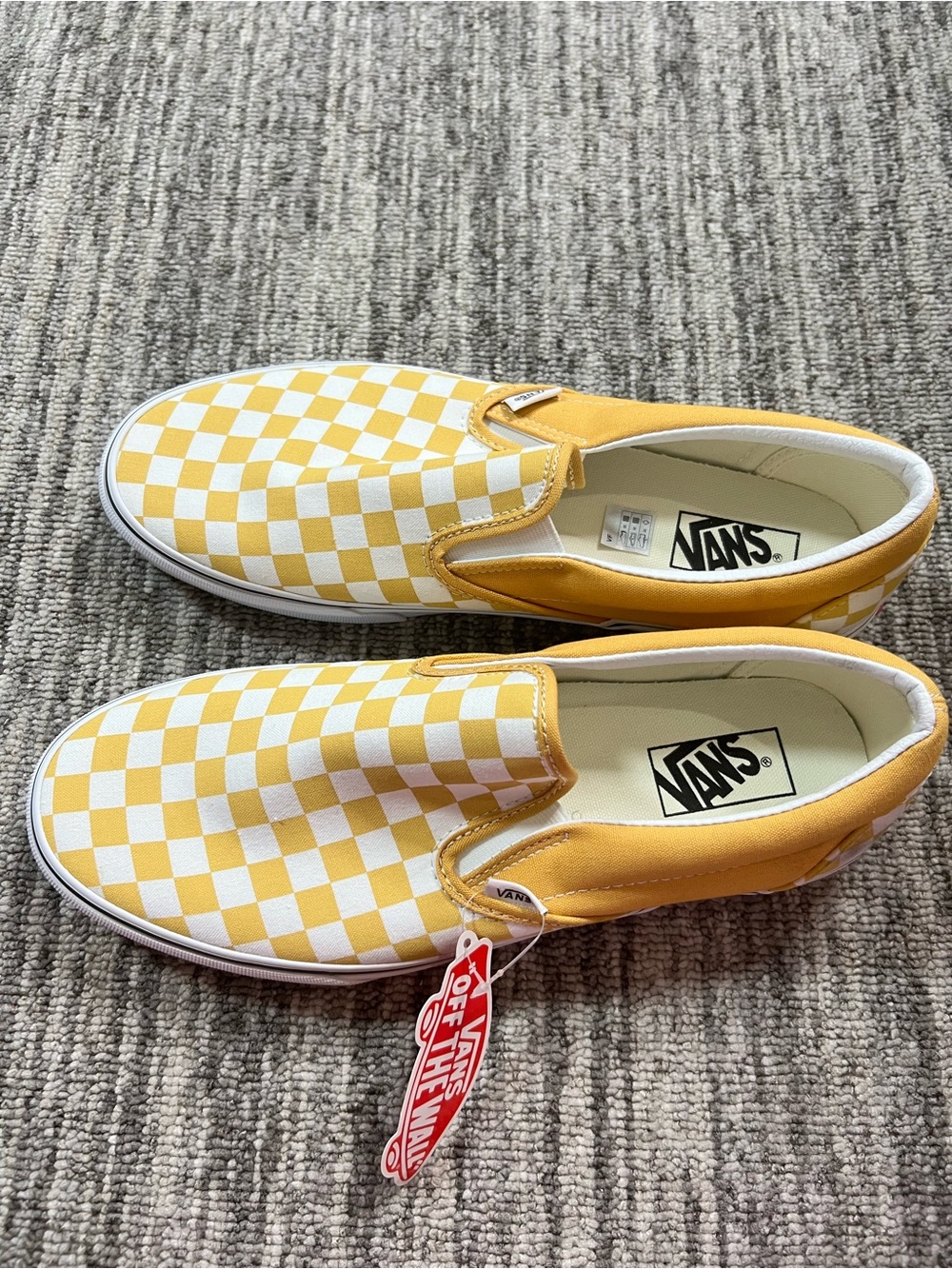 Mens Vans Classic Slip-On Checkerboard Size 11 - Picture 6 of 9